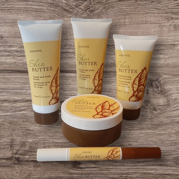 Arbonne Shea Butter Hand Care Collection 5 Piece Set - Picture 1 of 1